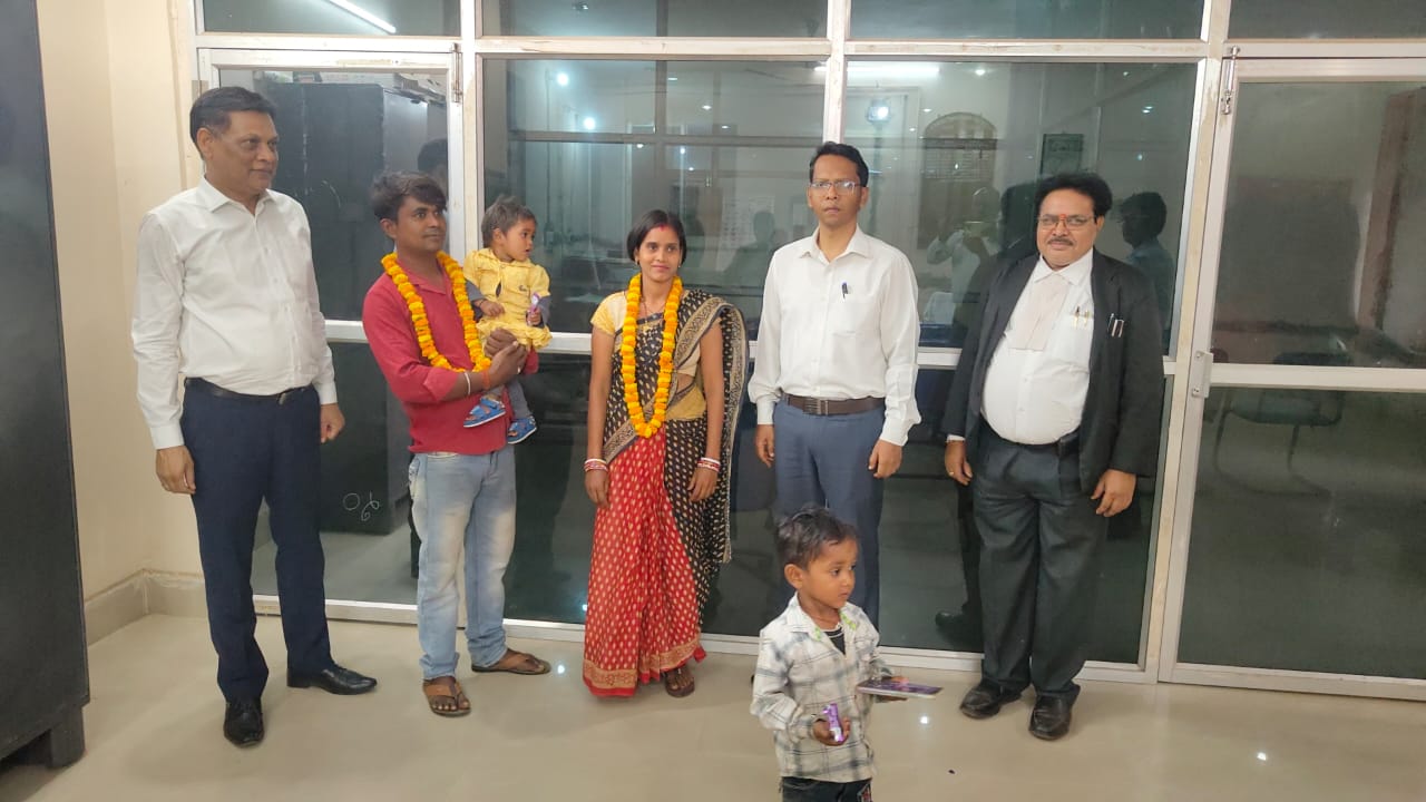 विशेष मध्यस्थ अभियान के तीसरे दिन एक परिवार में कराया गया सुलह