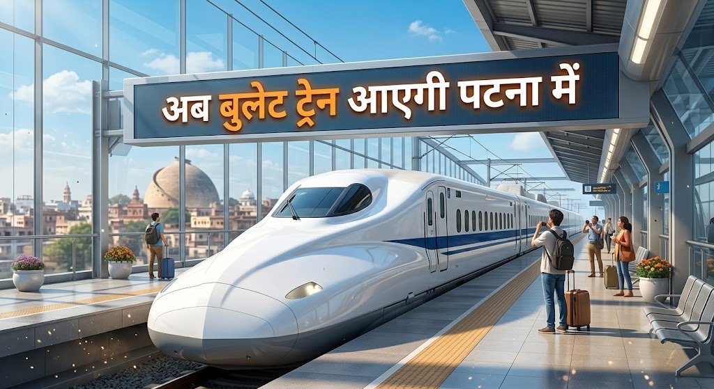 पटना को जल्द मिलेगी बुलेट ट्रेन की सौगात, दिल्ली का सफर होगा 4 घंटे 41 मिनट में